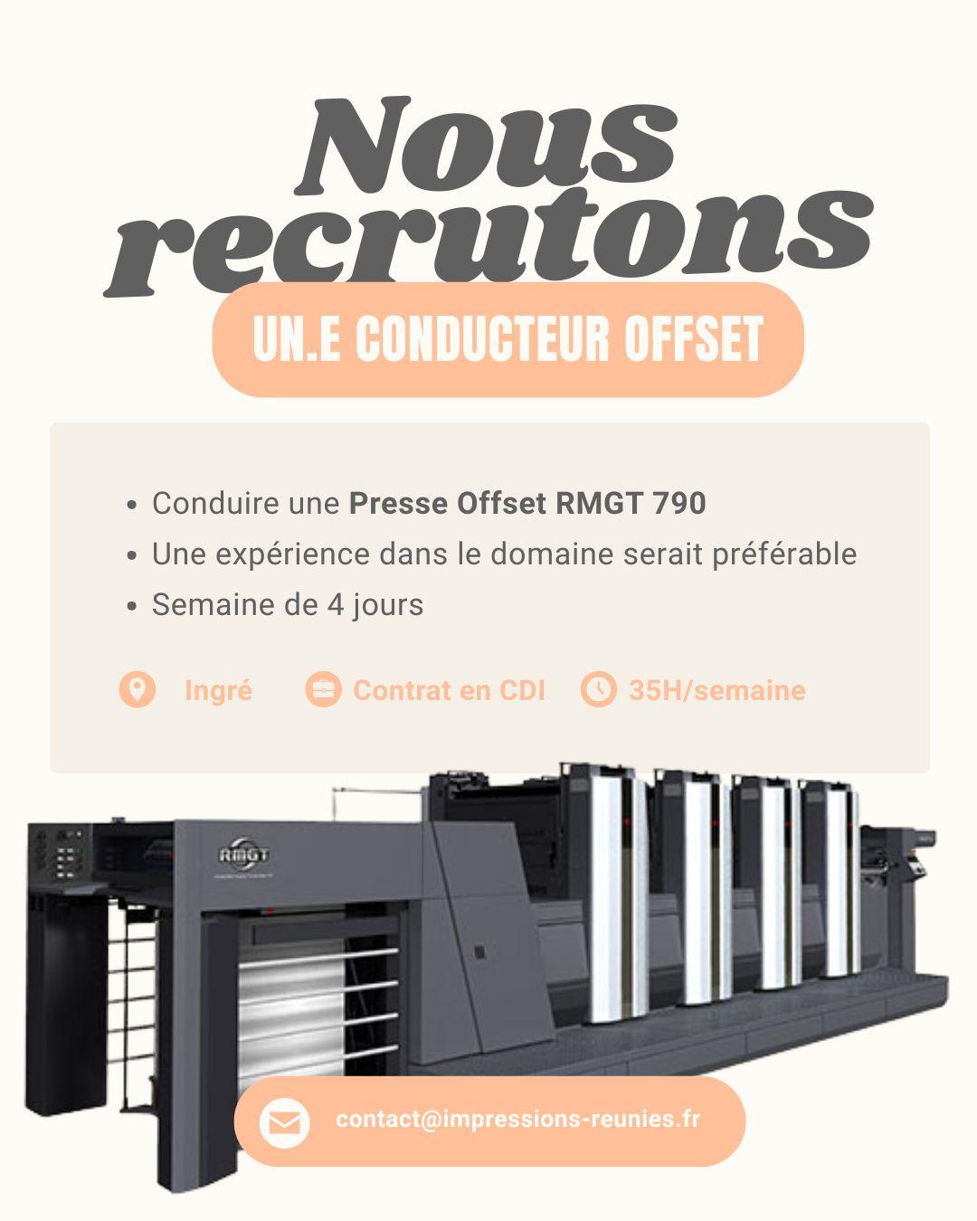Nous recrutons