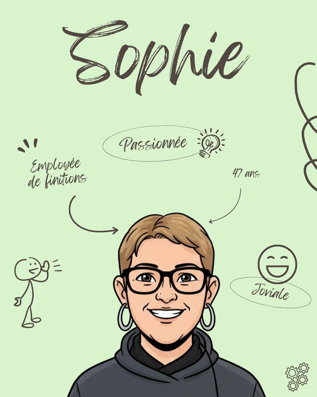 Employ&eacute; en finition
