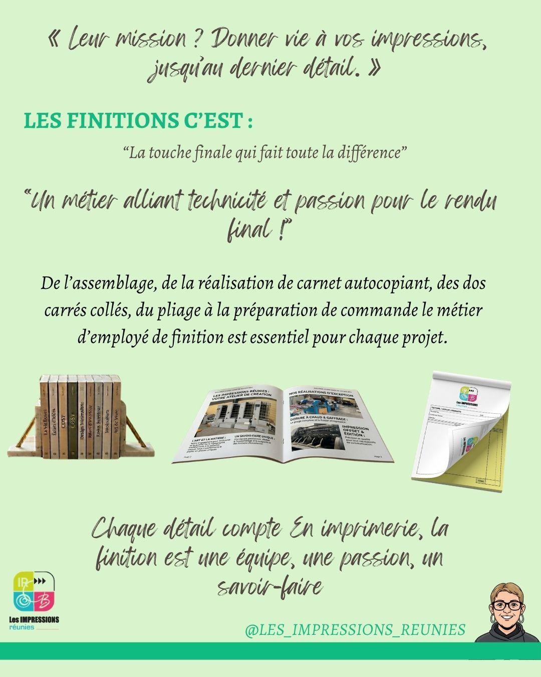 Employ&eacute; en finition